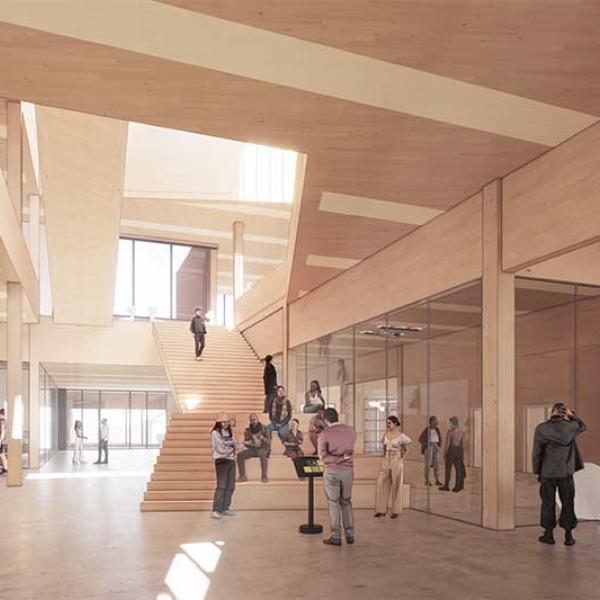 Sketch of inside HCIC at OSU